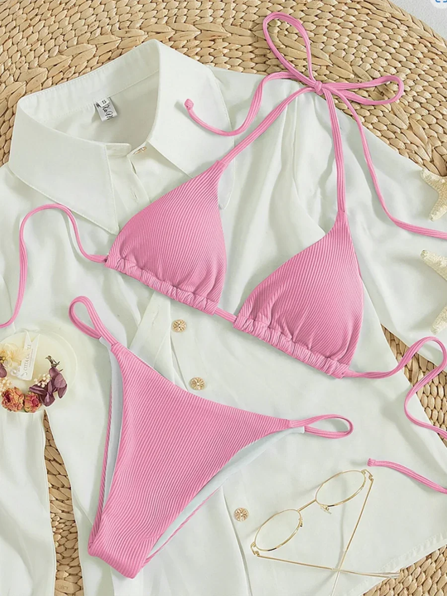 Bikini Triangular Clásico Acolchado