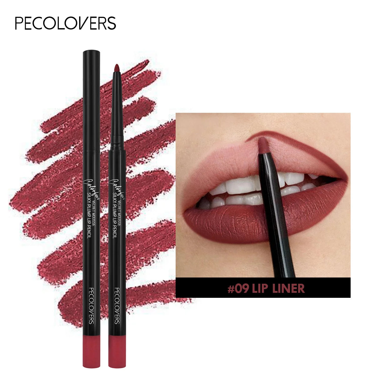 Perfilador de Labios Waterproof 12 Colores