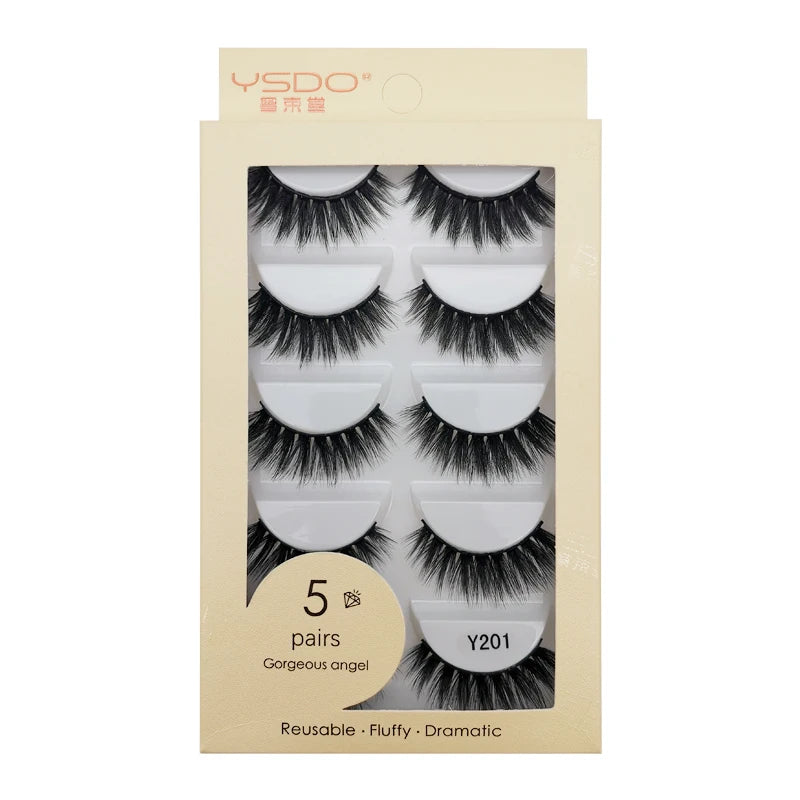 Pestañas Postizas 3D de Visón — Pack 3 o 5 pares