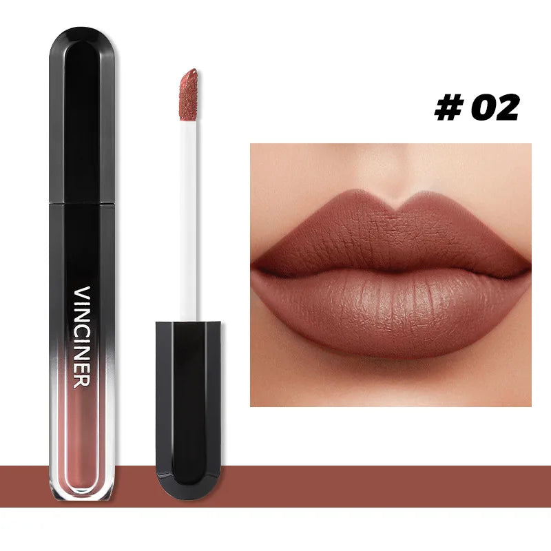 Labial Mate Líquido de Larga Duración 12 Tonos